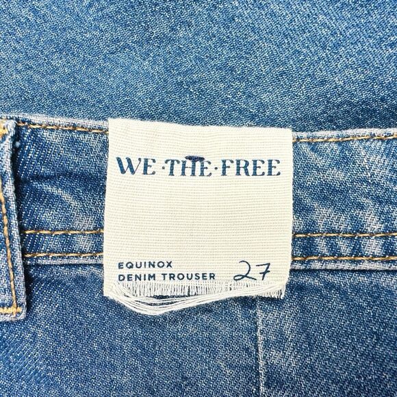 We The Free x Free People Equinox Denim Wide Leg Trouser Jeans - Size 27 - Picture 7 of 7